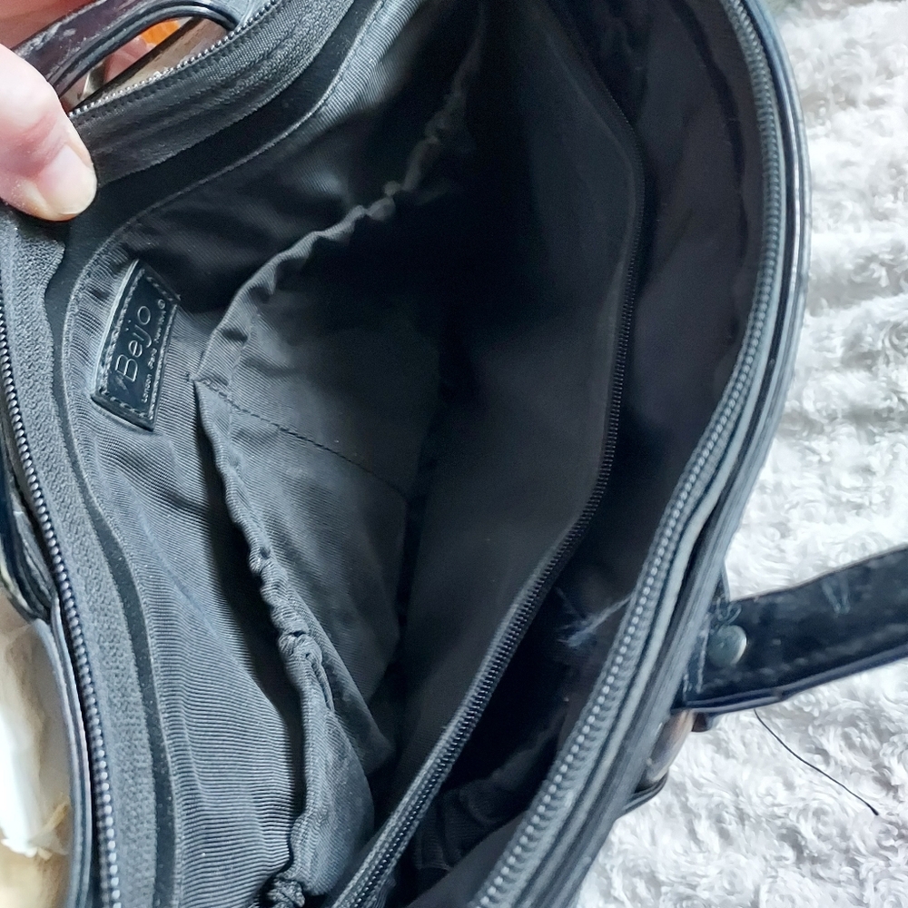 Beijo Rockin Mama Chic Black Studded Diaper Tote Bag Unique - Picture 7 of 15